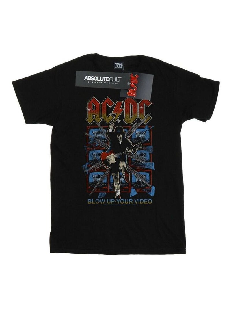 AC/DC - T-shirt BLOW UP YOUR VIDEO Noir - Kiabi