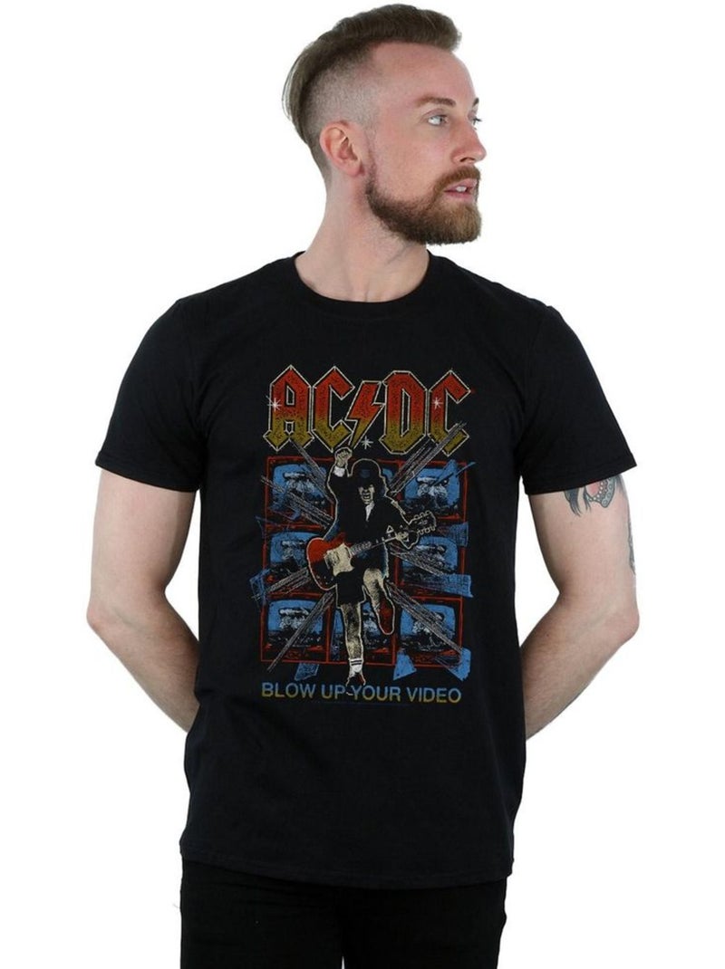 AC/DC - T-shirt BLOW UP YOUR VIDEO Noir - Kiabi