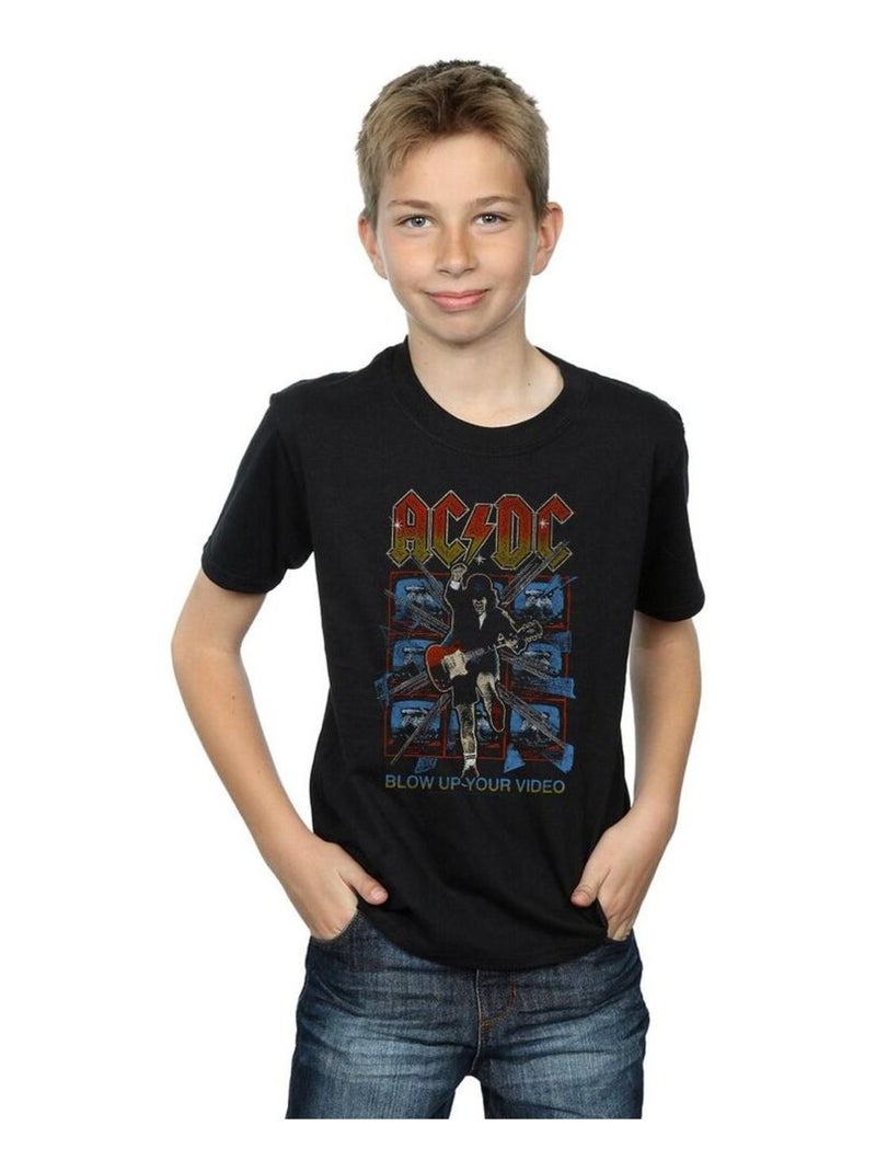 AC/DC - T-shirt BLOW UP YOUR VIDEO Noir - Kiabi