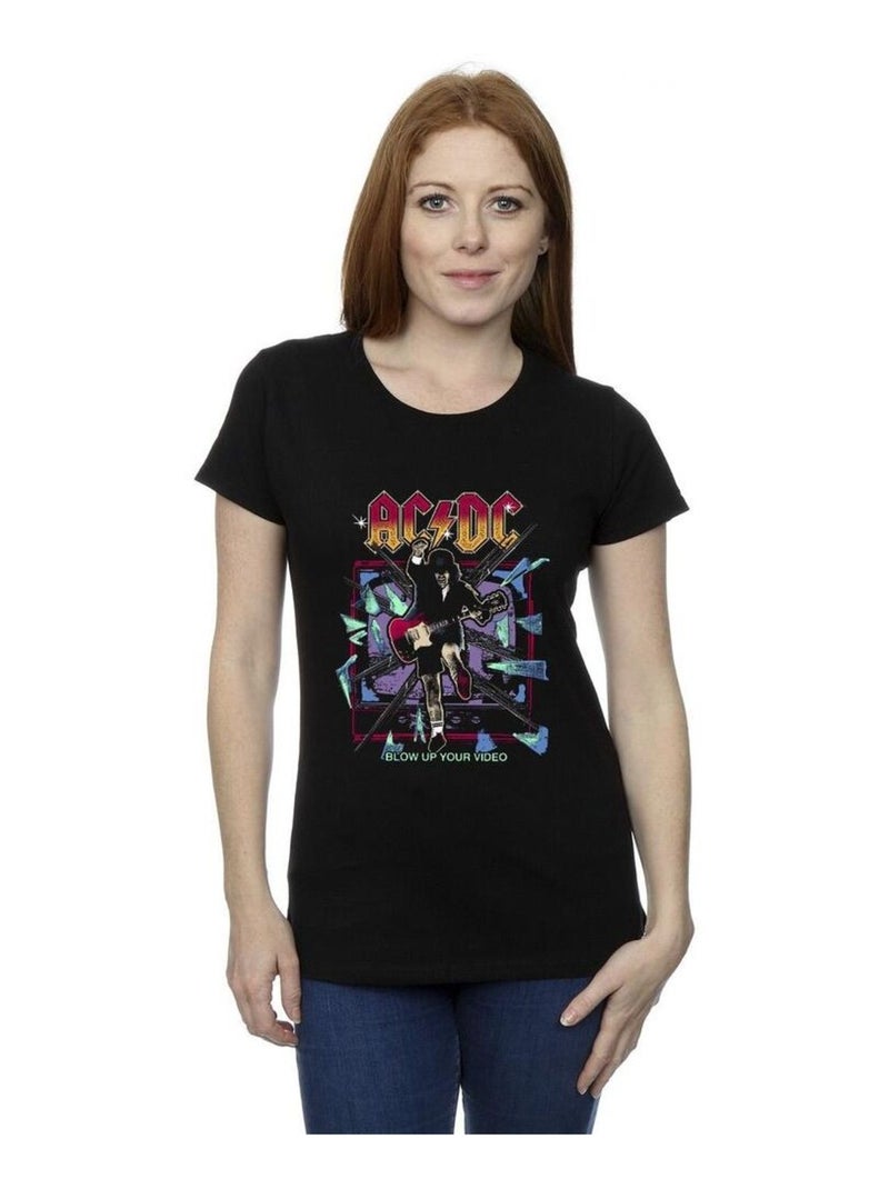 ACDC - T-shirt BLOW UP YOUR VIDEO Noir - Kiabi