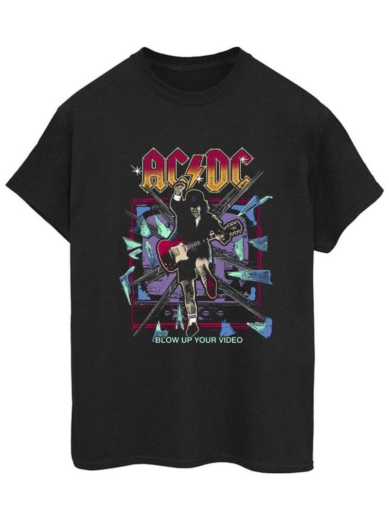 ACDC - T-shirt BLOW UP YOUR VIDEO Noir - Kiabi