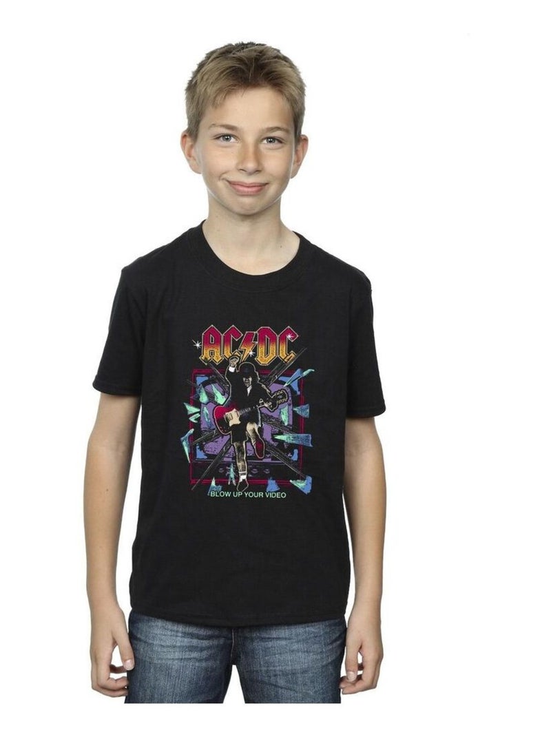 ACDC - T-shirt BLOW UP YOUR VIDEO Noir - Kiabi