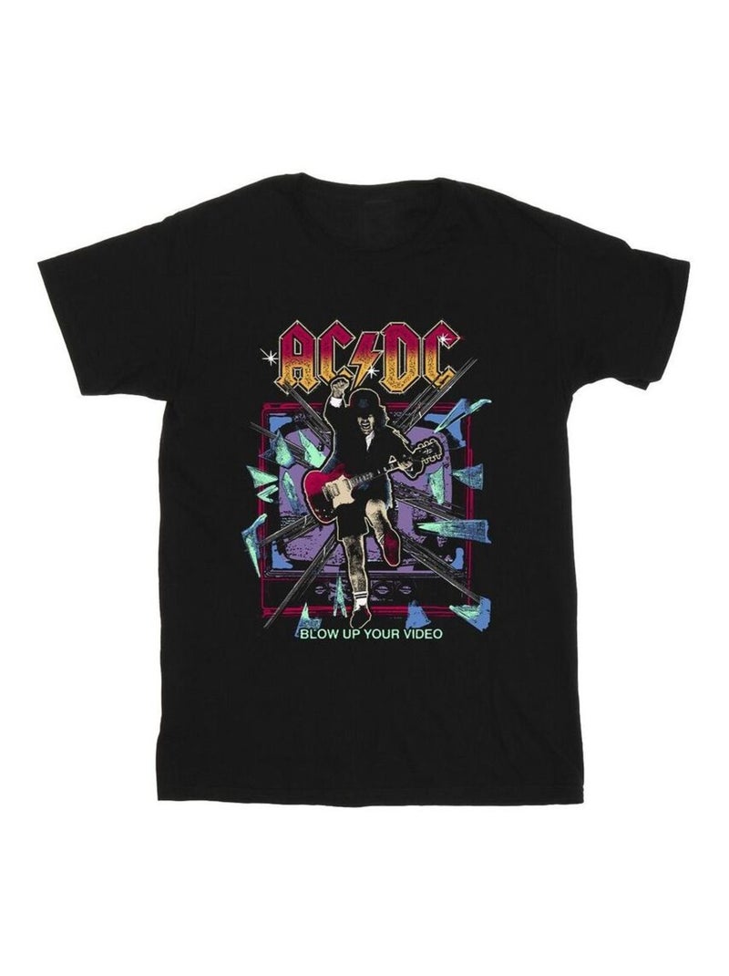 AC/DC - T-shirt BLOW UP YOUR VIDEO Noir - Kiabi