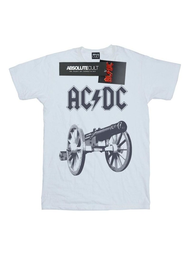 AC/DC - T-shirt FOR THOSE ABOUT TO ROCK Blanc - Kiabi