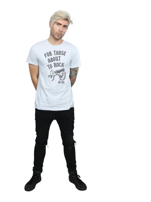 AC/DC - T-shirt FOR THOSE ABOUT TO ROCK - Kiabi