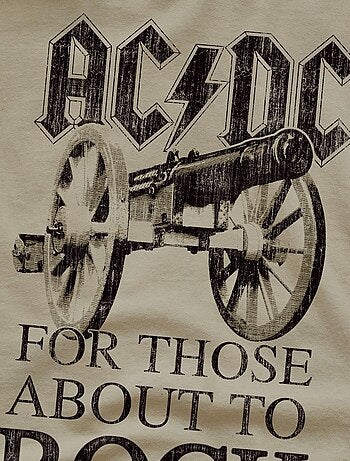 AC/DC - T-shirt FOR THOSE ABOUT TO ROCK