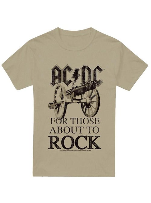 AC/DC - T-shirt FOR THOSE ABOUT TO ROCK - Kiabi
