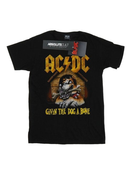 AC/DC - T-shirt GIVE THE DOG A BONE - Kiabi AC/DC - T-shirt GIVE THE DOG A BONE - Kiabi
