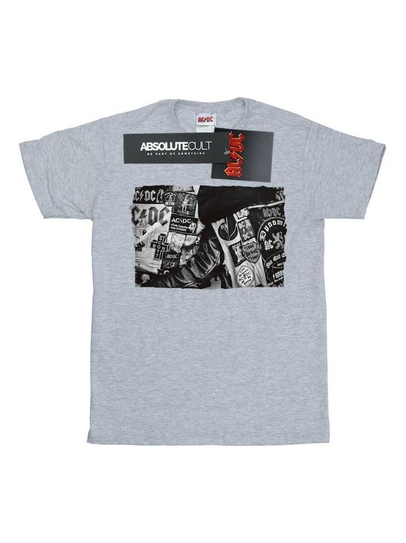 AC/DC - T-shirt Gris chiné - Kiabi