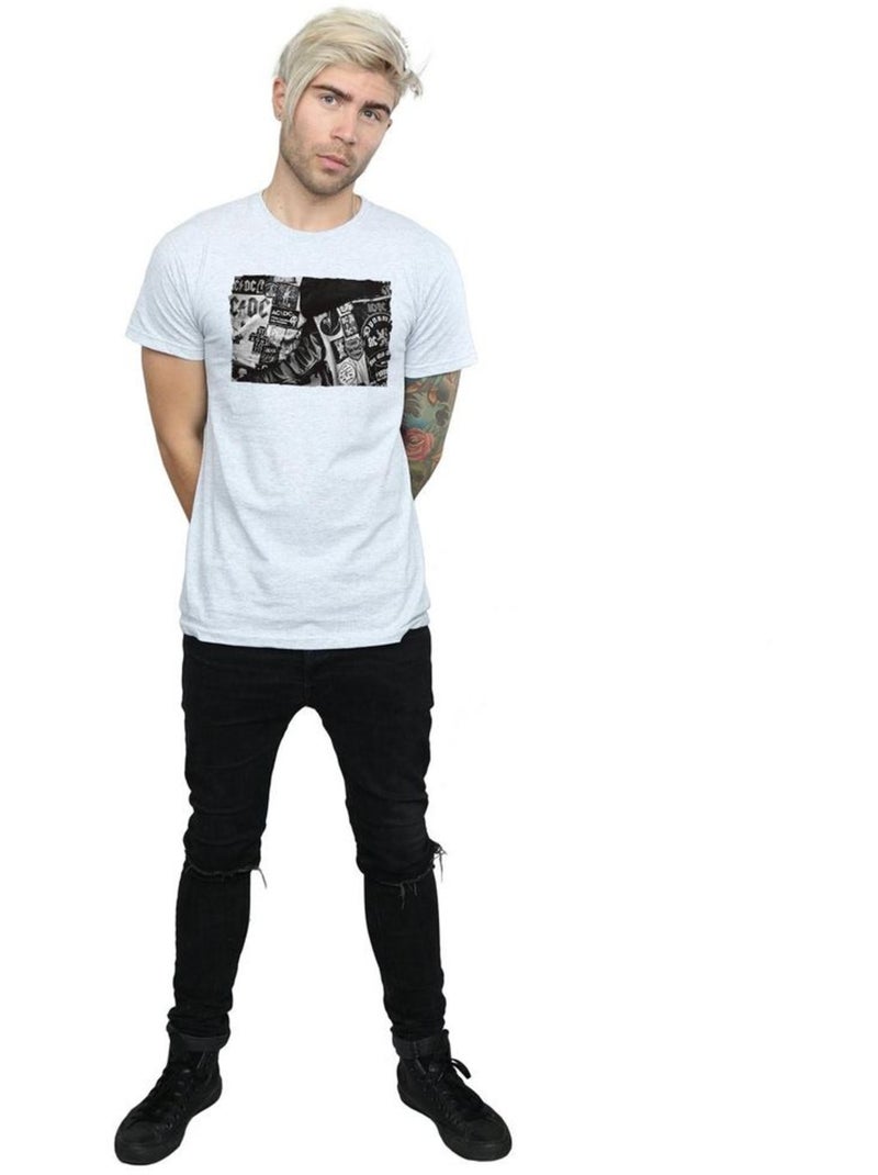 AC/DC - T-shirt Gris chiné - Kiabi