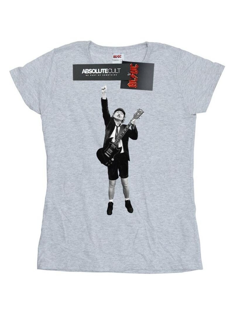 AC/DC - T-shirt Gris chiné - Kiabi