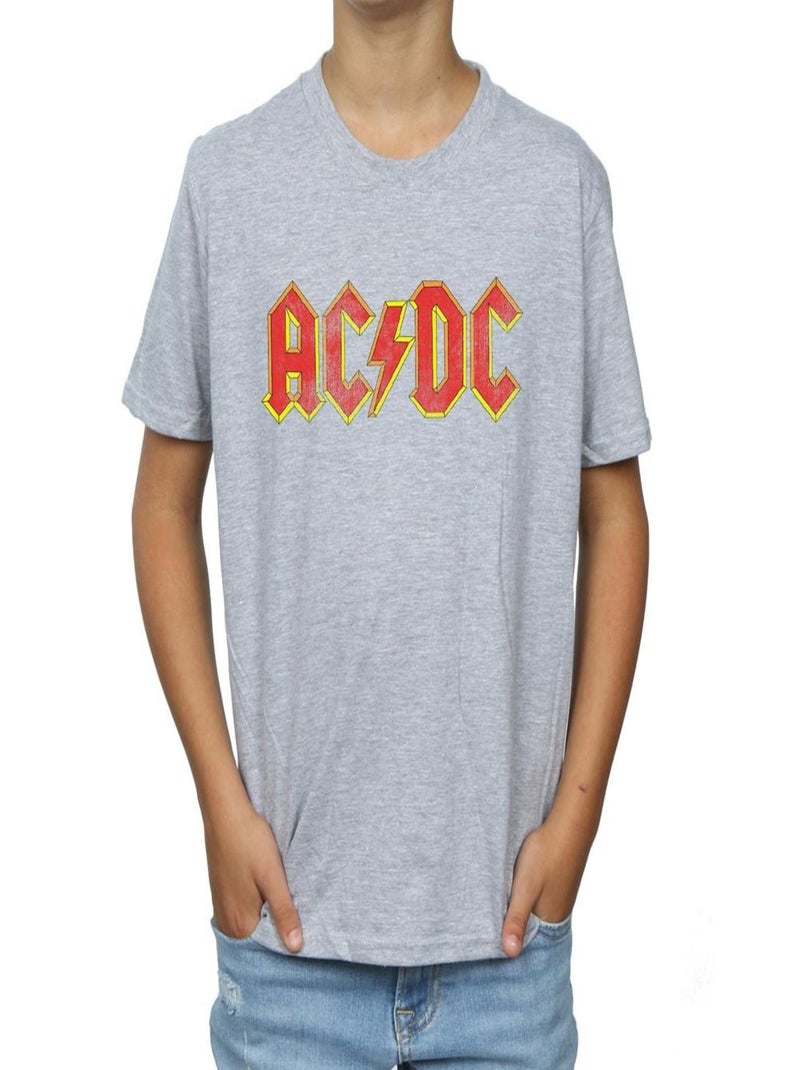 AC/DC - T-shirt Gris chiné - Kiabi