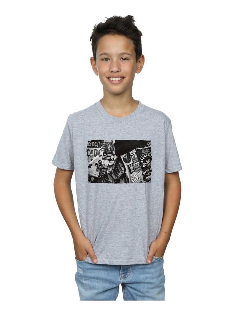 AC/DC - T-shirt Gris chiné - Kiabi