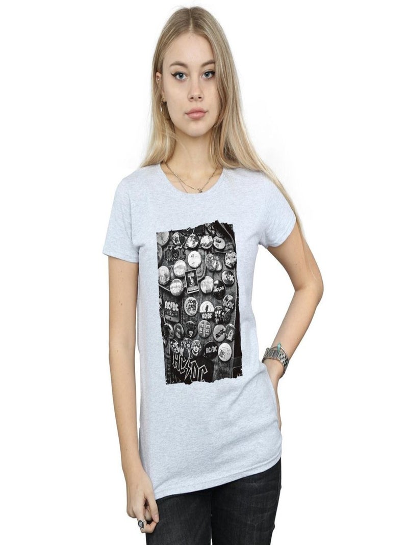 AC/DC - T-shirt Gris chiné - Kiabi