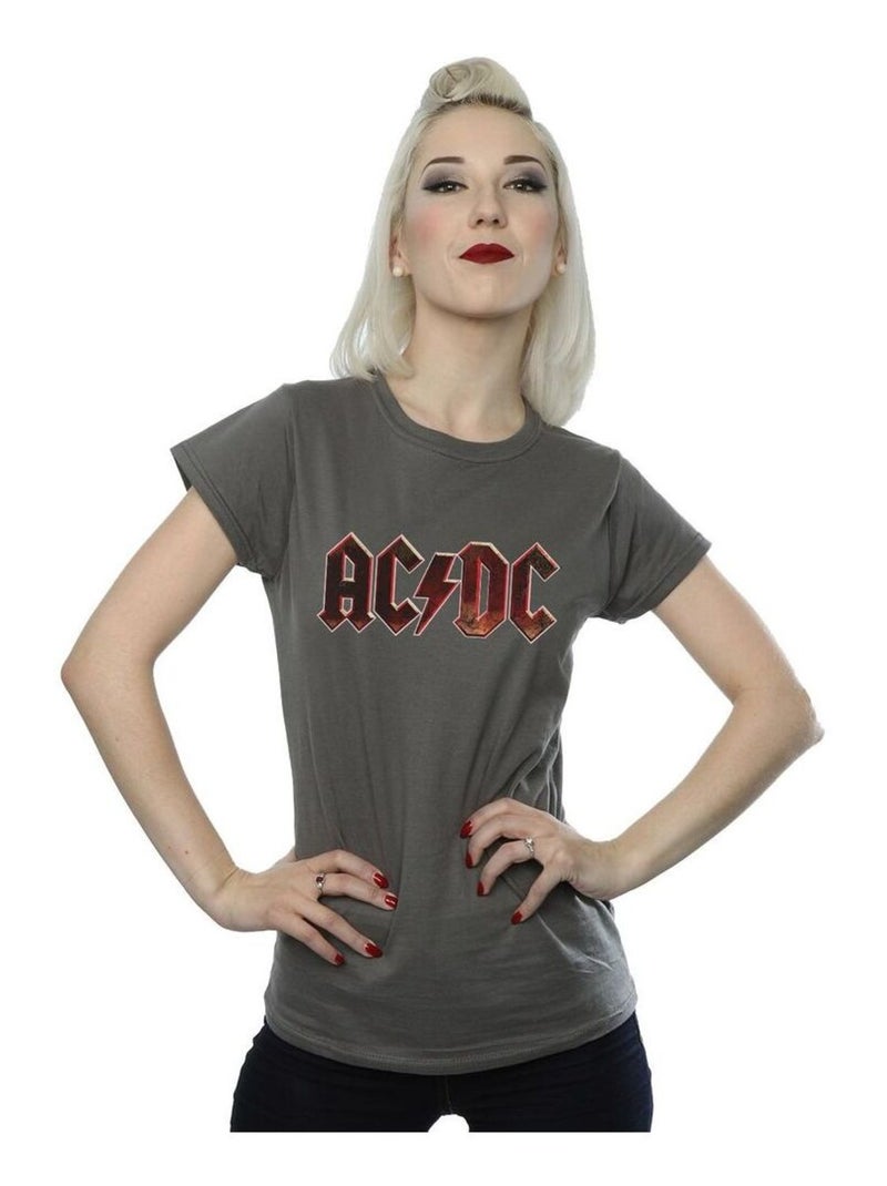 AC/DC - T-shirt Gris Noir - Kiabi