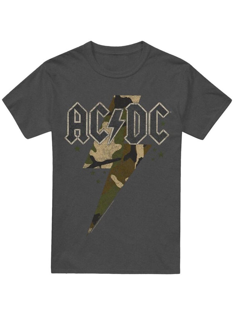 T-shirt ACDC Vintage Noir Dos Tour Rare - Taille XXL Homme - Occasion Très Bon État - T-shirt Rock