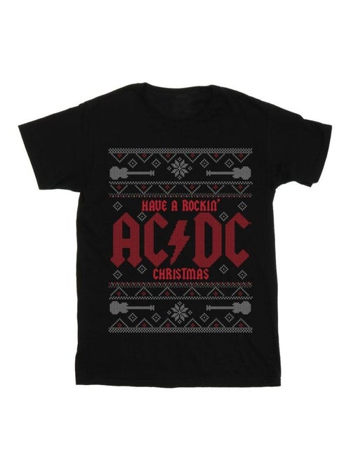 AC/DC - T-shirt HAVE A ROCKIN CHRISTMAS - Kiabi AC/DC - T-shirt HAVE A ROCKIN CHRISTMAS - Kiabi