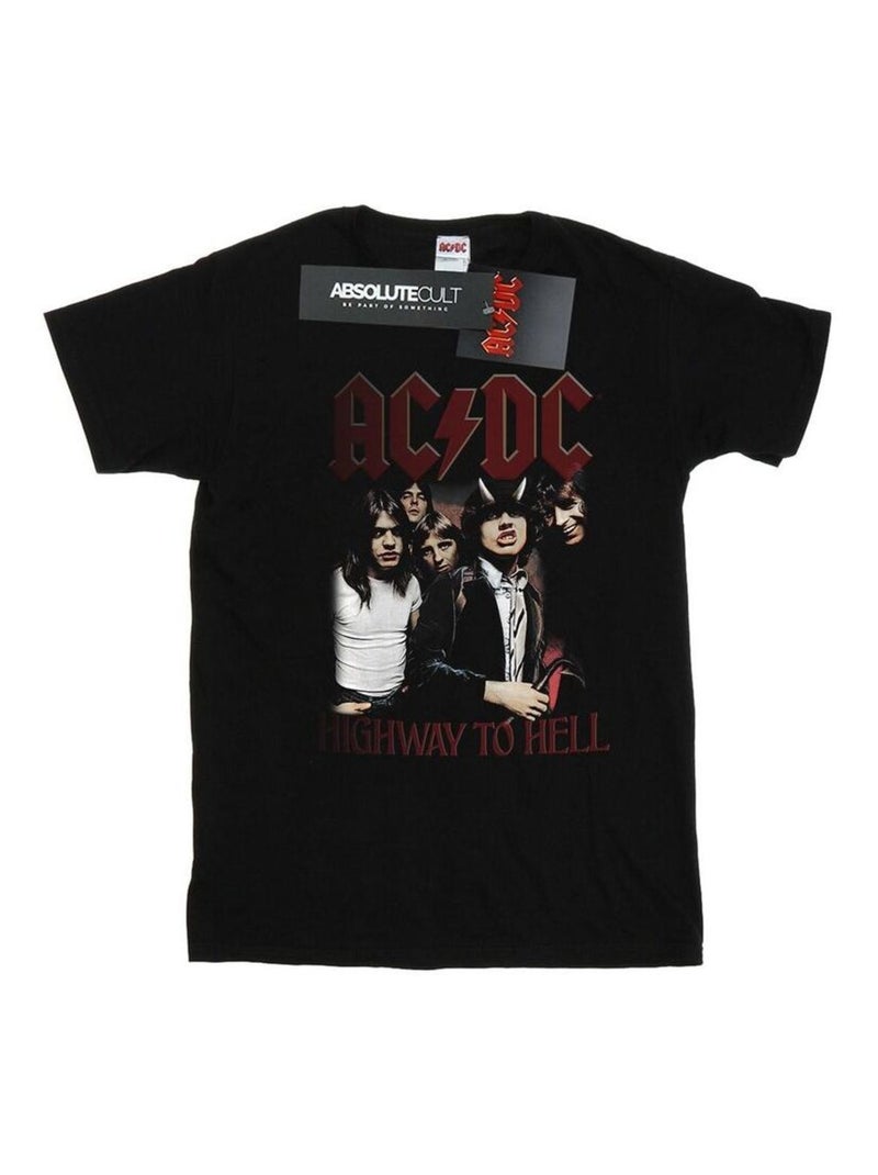 AC/DC - T-shirt HIGHWAY TO HELL Noir - Kiabi
