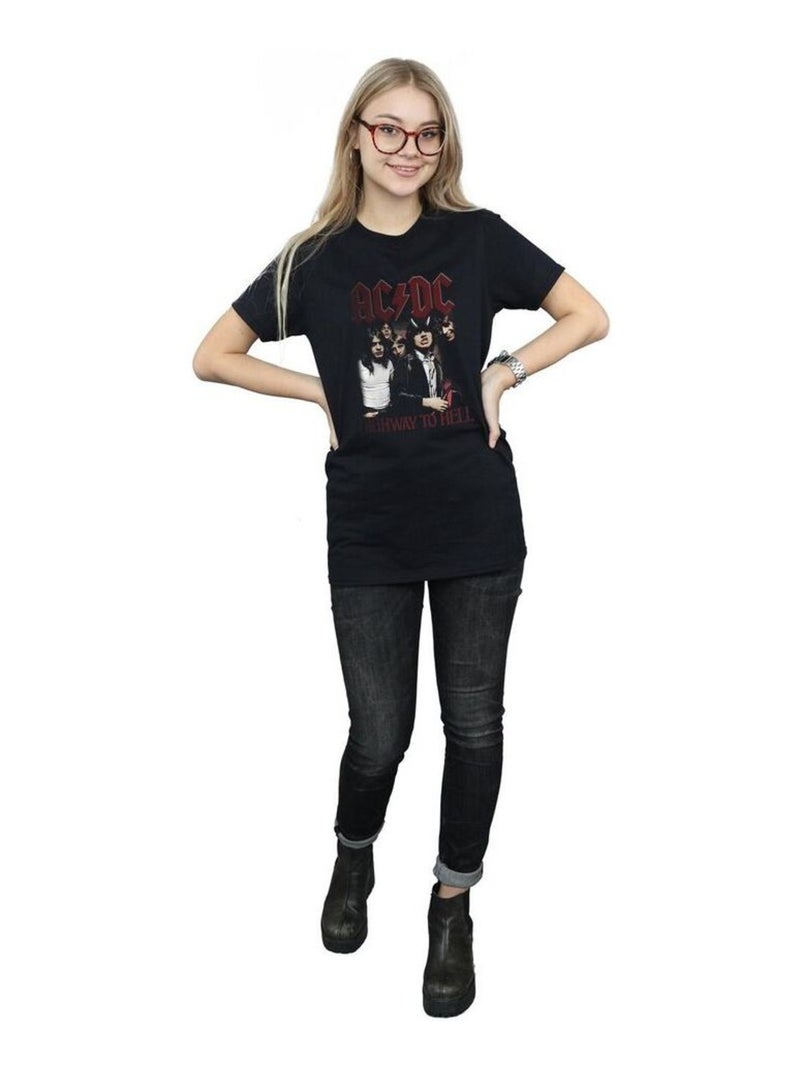 AC/DC - T-shirt HIGHWAY TO HELL Noir - Kiabi