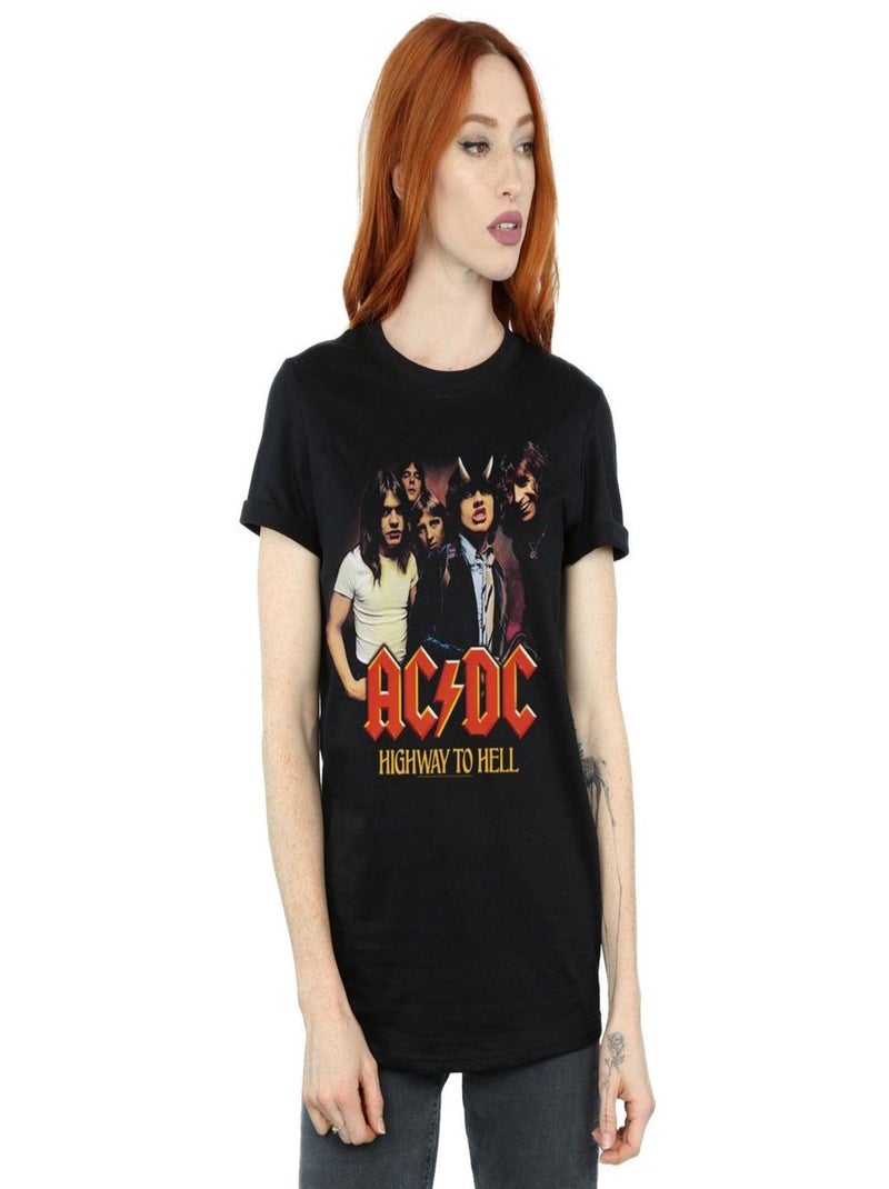 AC/DC - T-shirt HIGHWAY TO HELL Noir - Kiabi