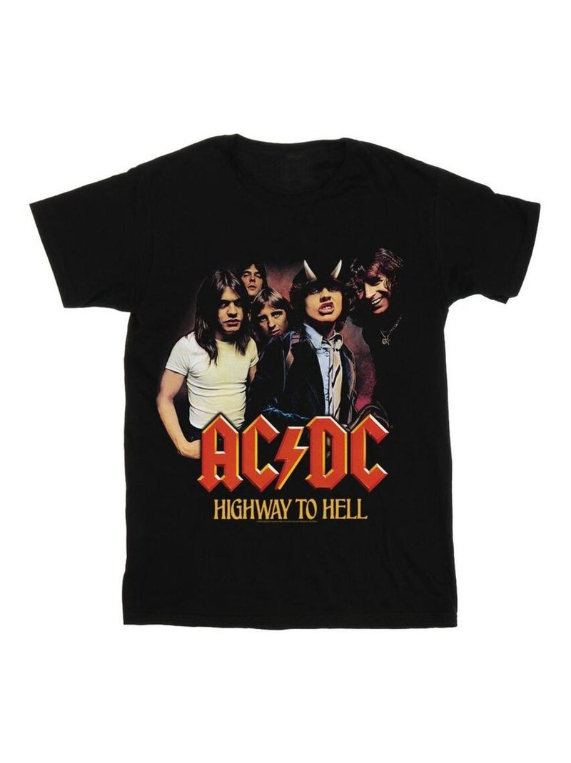 AC/DC - T-shirt HIGHWAY TO HELL Noir - Kiabi
