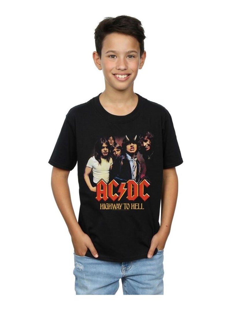 AC/DC - T-shirt HIGHWAY TO HELL Noir - Kiabi