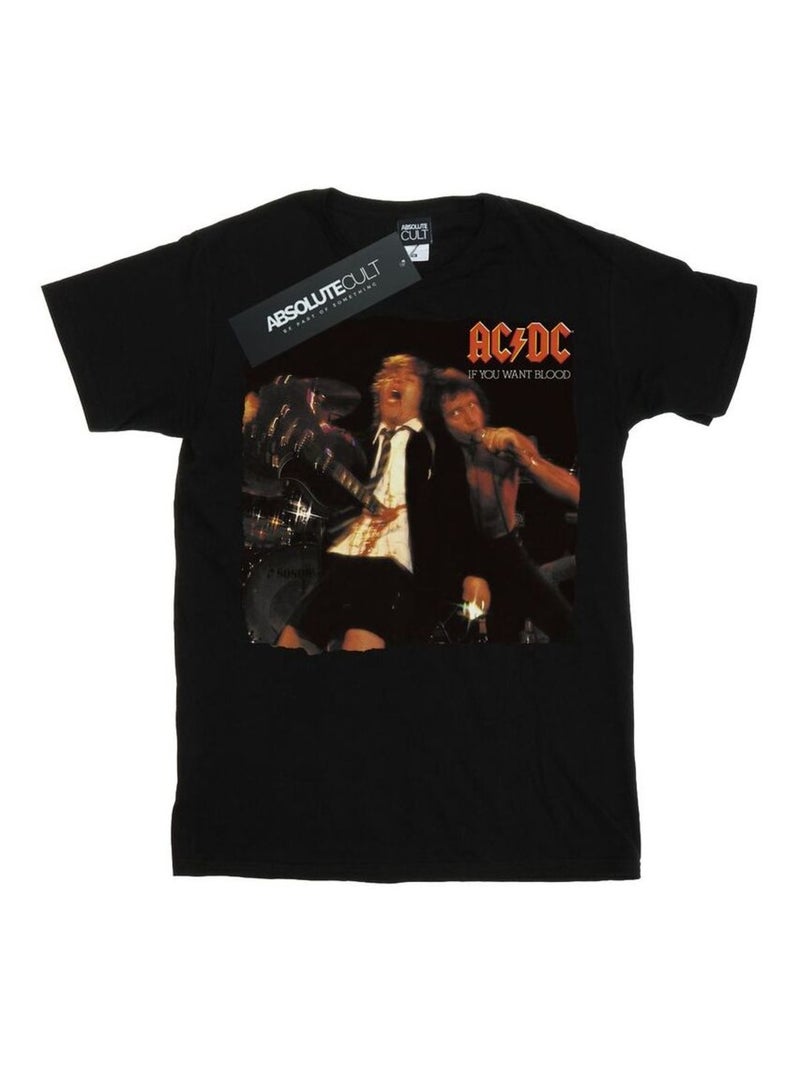 AC/DC - T-shirt IF YOU WANT BLOOD Noir - Kiabi