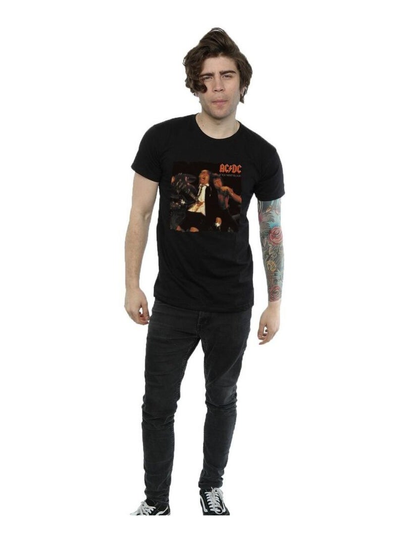 AC/DC - T-shirt IF YOU WANT BLOOD Noir - Kiabi