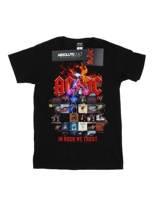 AC/DC - T-shirt IN ROCK WE TRUST - Kiabi AC/DC - T-shirt IN ROCK WE TRUST - Kiabi