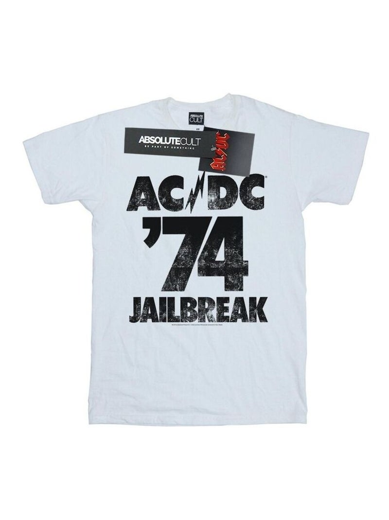 AC/DC - T-shirt JAILBREAK Blanc - Kiabi