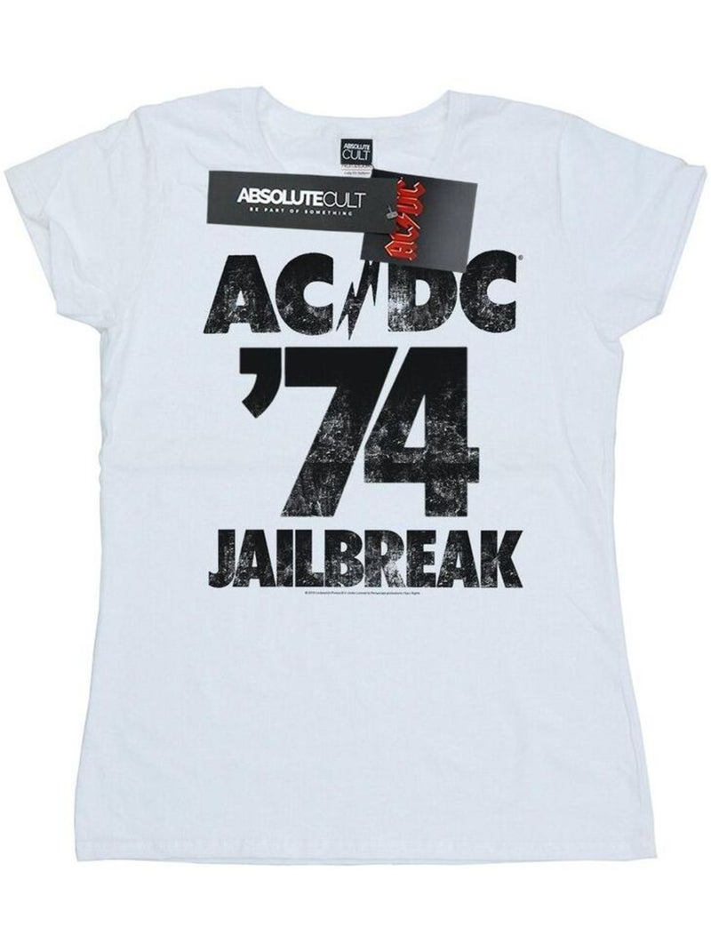 AC/DC - T-shirt JAILBREAK Blanc - Kiabi