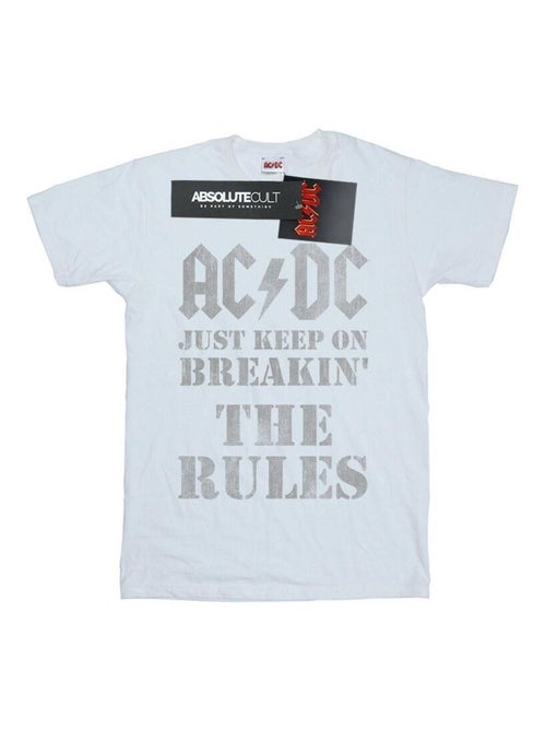 AC/DC - T-shirt JUST KEEP ON BREAKING THE RULES - Kiabi