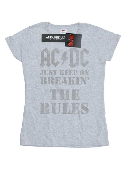 AC/DC - T-shirt JUST KEEP ON BREAKING THE RULES - Kiabi AC/DC - T-shirt JUST KEEP ON BREAKING THE RULES - Kiabi
