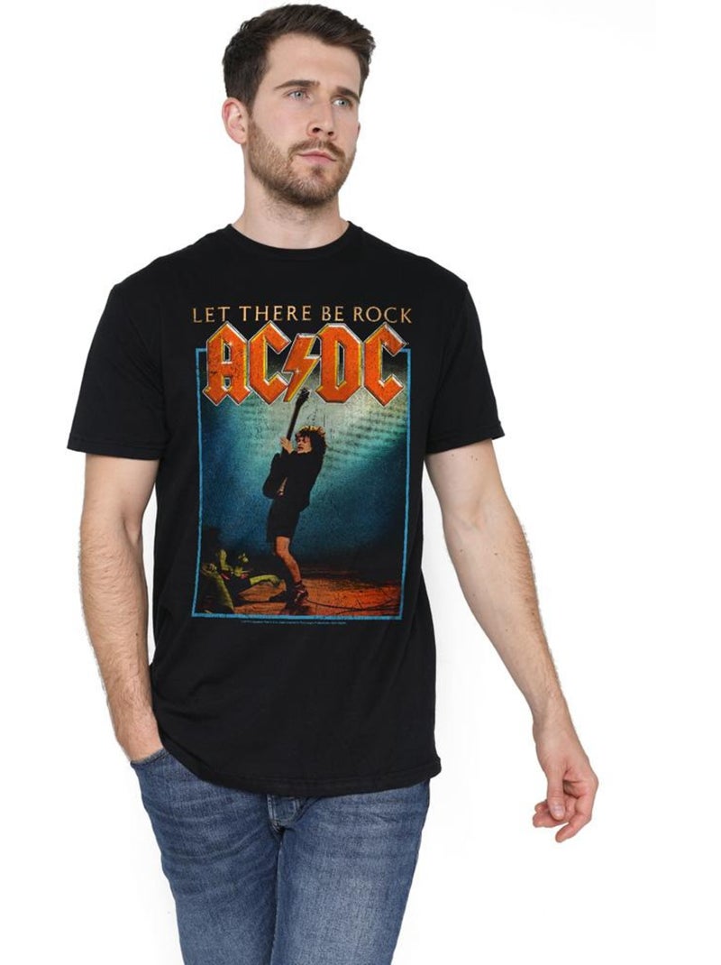 AC/DC - T-shirt LET THERE BE ROCK Noir - Kiabi