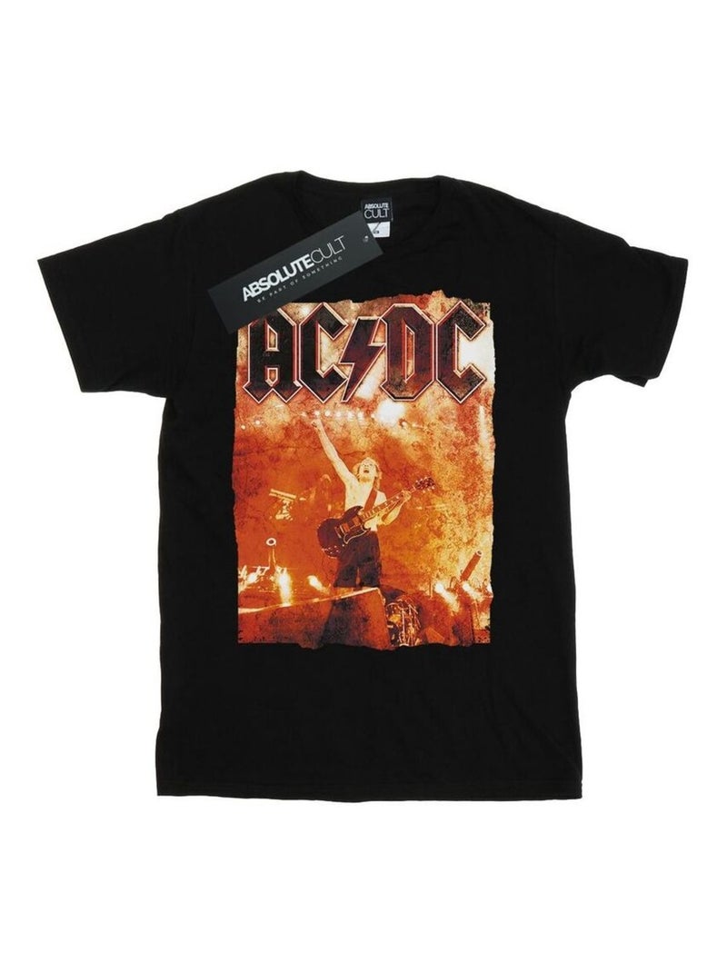 AC/DC - T-shirt LIVE AT RIVER PLATE Noir - Kiabi