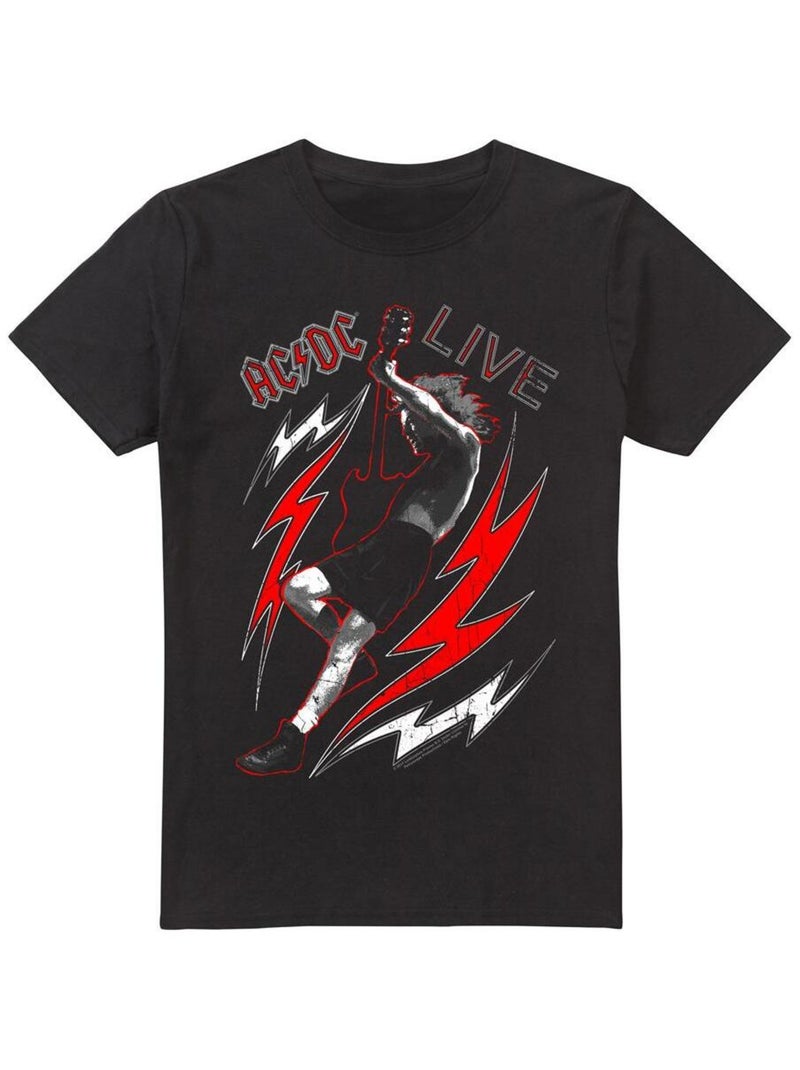 AC/DC - T-shirt LIVE Noir - Kiabi