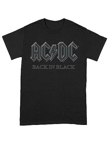 AC/DC - T-shirt manches courtes BACK IN BLACK