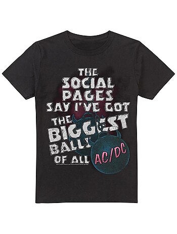 AC/DC - T-shirt manches courtes BIG BALLS