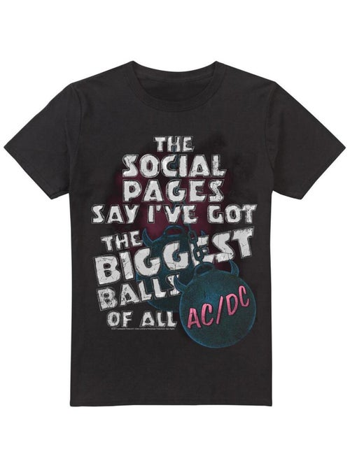 AC/DC - T-shirt manches courtes BIG BALLS - Kiabi
