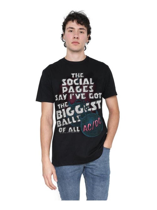 AC/DC - T-shirt manches courtes BIG BALLS - Kiabi
