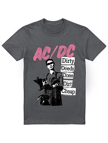 AC/DC - T-shirt manches courtes DIRTY DEEDS