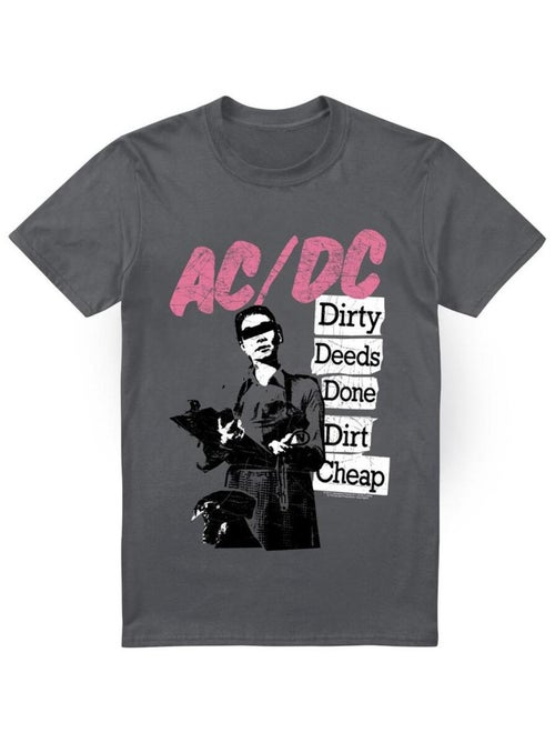 AC/DC - T-shirt manches courtes DIRTY DEEDS - Kiabi