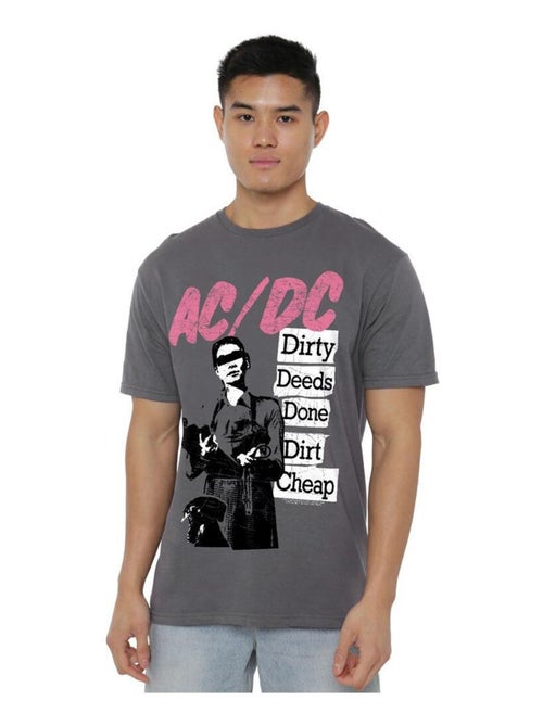 AC/DC - T-shirt manches courtes DIRTY DEEDS - Kiabi