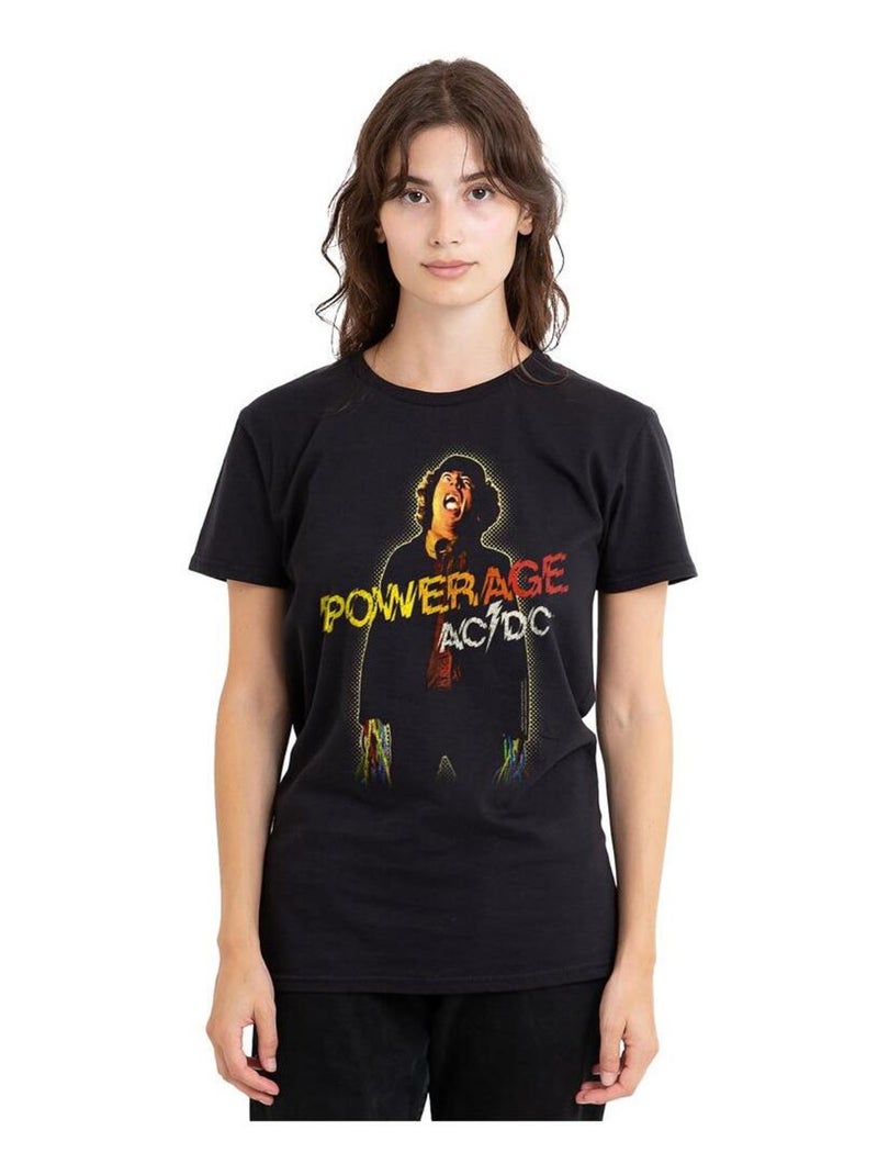 AC/DC - T-shirt manches courtes POWERAGE Noir - Kiabi
