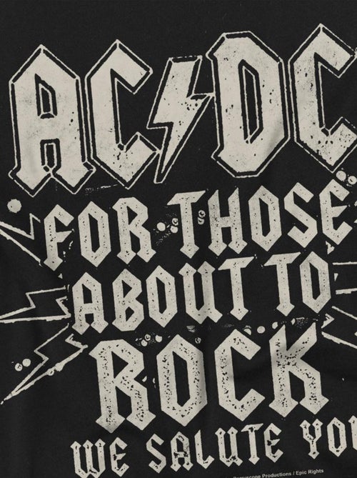 AC/DC - T-shirt manches courtes SALUTE - Kiabi