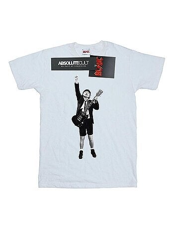 AC/DC - T-shirt motif Angus Young motif/style Découpé