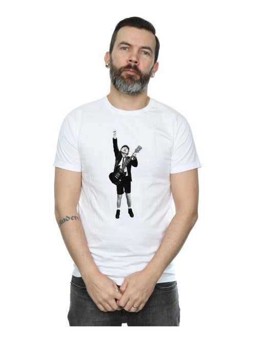 AC/DC - T-shirt motif Angus Young motif/style Découpé - Kiabi