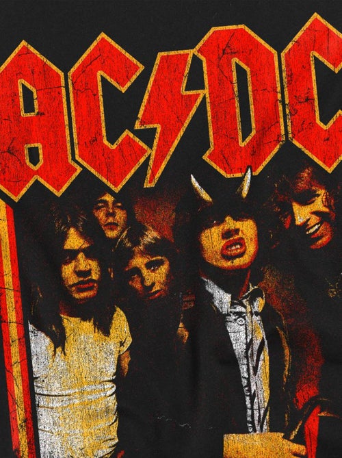AC/DC - T-shirt motif groupe et usé - Kiabi AC/DC - T-shirt motif groupe et usé - Kiabi
