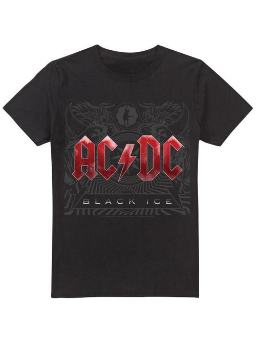 AC/DC - T-shirt motif logo BLACK ICE - Kiabi