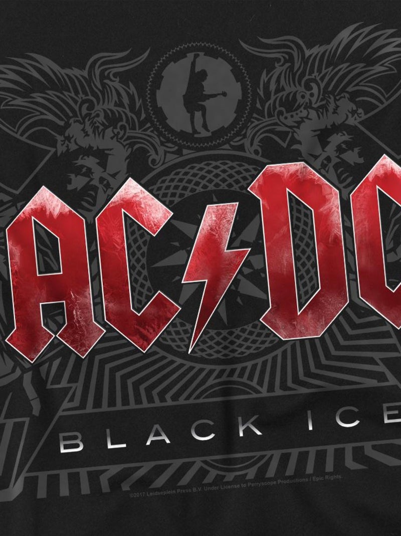 AC/DC - T-shirt motif logo BLACK ICE Noir - Kiabi